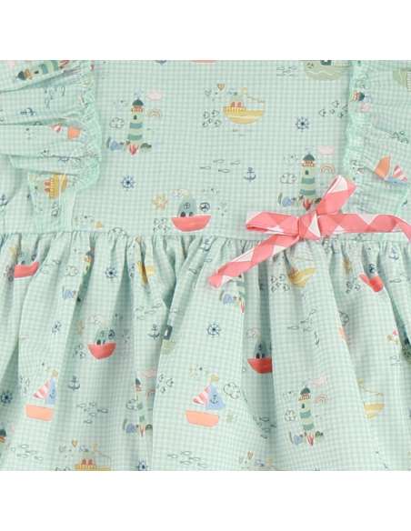 25539 Vestido Niña Faro Jade MARCA BABYFERR