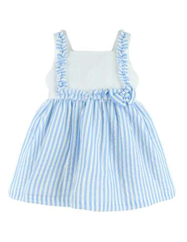 025545 Vestido Niña Delfín Azul MARCA BABYFERR