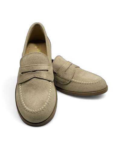 020331 Mocasin De Ceremonia en serraje Yowas Beig
