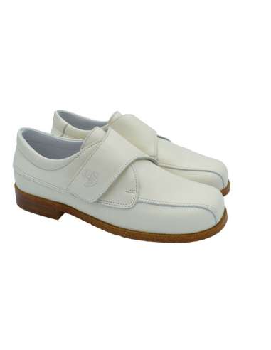 06893 Boys shoes in leather Yowas Beig