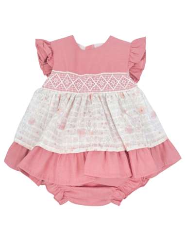 025127 GIRLS DRESS WITH KNICKERS BRAND BABYFERR