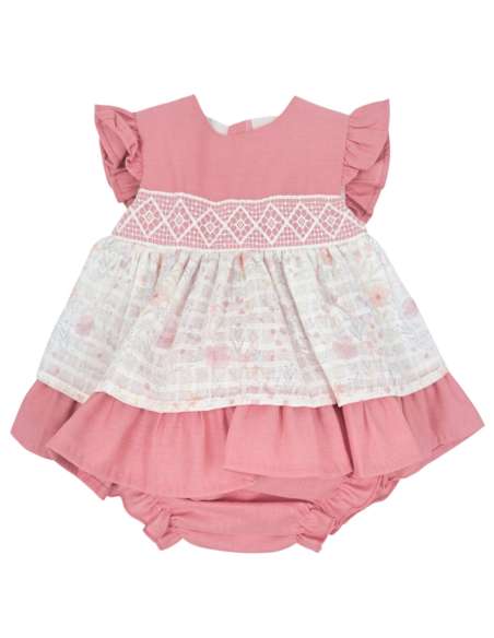 25127 GIRLS DRESS WITH KNICKERS BRAND BABYFERR