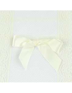 2BCO CANDELA BABY SET BOW CREAM BRAND DULCE DE FRESA 2