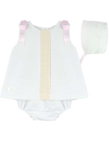 03BC0 LAURA BABY SET BOW BRAND DULCE DE FRESA