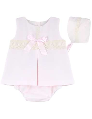 04ROS LUCIA BABY SET BOW BRAND DULCE DE FRESA