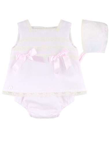 05ROS CLAUDIA BABY SET BOW BRAND DULCE DE FRESA