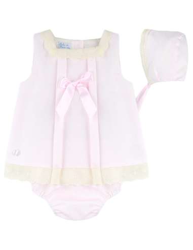 07ROS ALMA BABY SET BOW BRAND DULCE DE FRESA