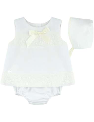 011BE NICOLLE BABY SET BOW BRAND DULCE DE FRESA