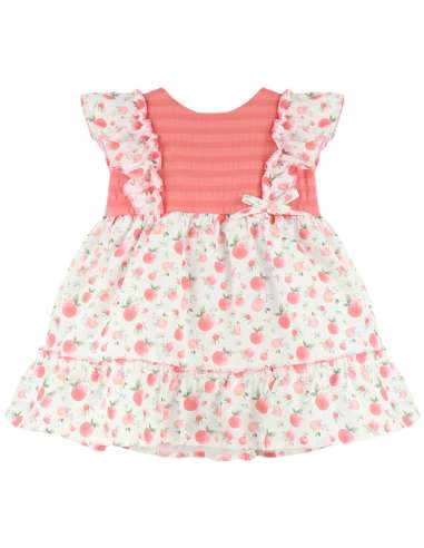 025525 Vestido Niña Manzana MARCA BABYFERR