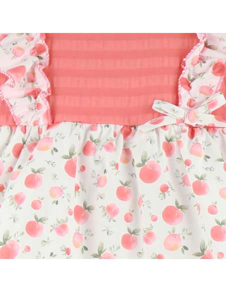 25525 Vestido Niña Manzana MARCA BABYFERR