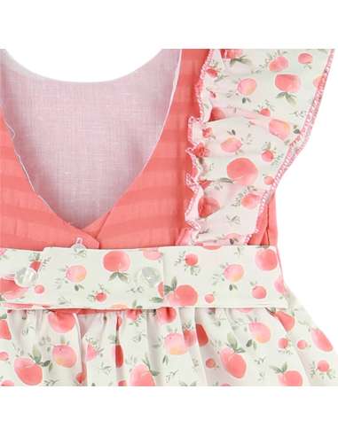 25525 Vestido Niña Manzana MARCA BABYFERR