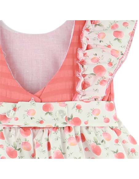 25525 Vestido Niña Manzana MARCA BABYFERR