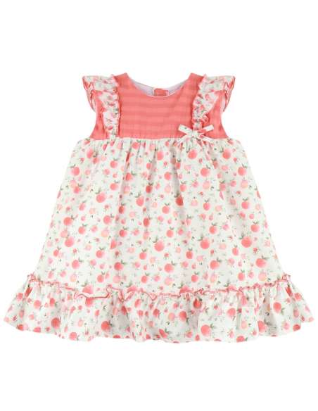 25548  Vestido Niña Manzana MARCA BABYFERR