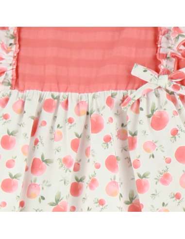 25548  Vestido Niña Manzana MARCA BABYFERR
