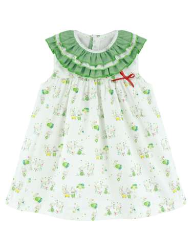 025566 Elephant Girl Dress BABYFERR