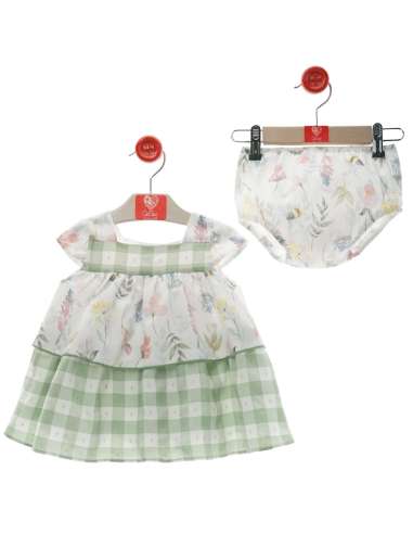 0372DS Dress and Nappy Cover Family Jamaica BRAND DEL SUR