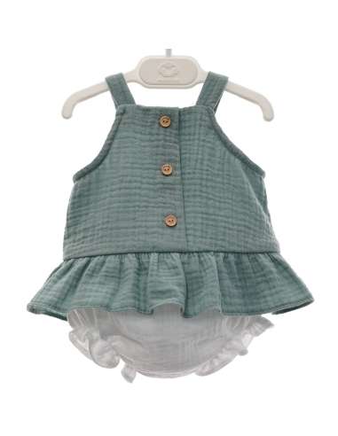 1830M Green Baby Girl Set BRAND MICOLINO