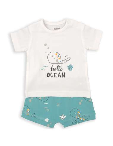 150069 TWO PIECE BABY BOY SET BRAND BABYBOL