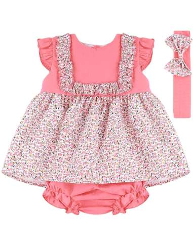 025106 Ajolote BABY DRESS 3 PIECES BRAND BABYFERR