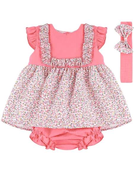 25106 Ajolote BABY DRESS 3 PIECES BRAND BABYFERR