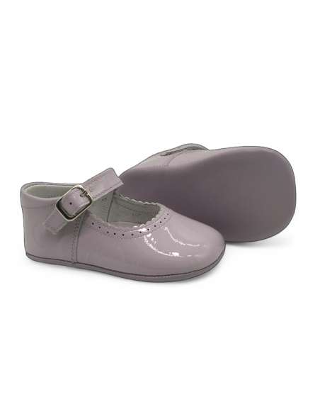 PRAM SHOES IN PATENT 712C LILAC
