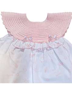 V7209 Vestido para bebe tela 2