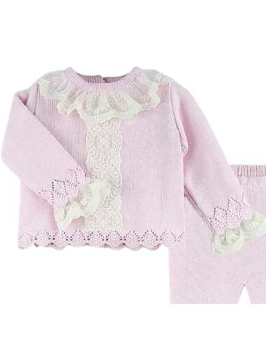 25116DF Conjunto Algodón Rosa Venus MARCA DULCE...