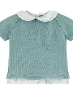 25181DF Vaiana Green Short Set BRAND DULCE DE FRESA 2