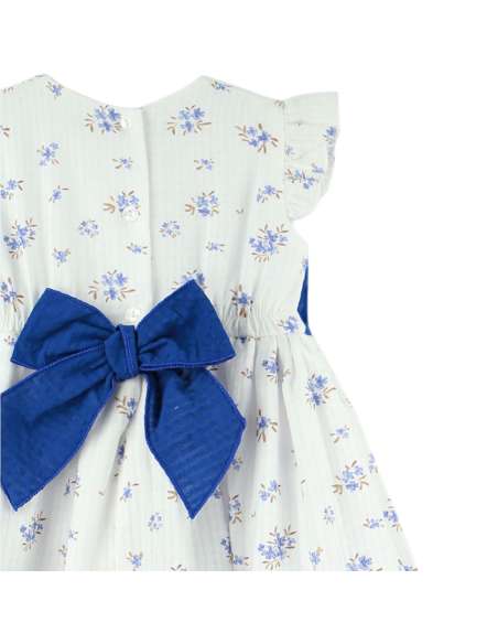 25537 VESTIDO FLOREADO PARA BEBE BABY FERR