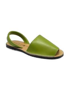 SPANISH AVARCAS IN LEATHER 550 PISTACHIO