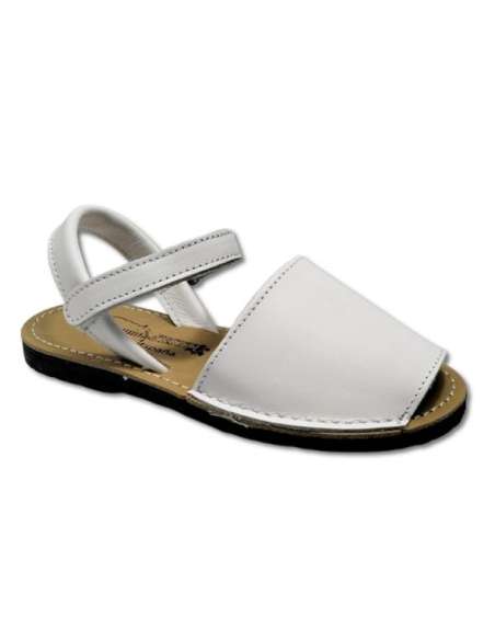 SPANISH AVARCAS IN LEATHER 551 WHITE