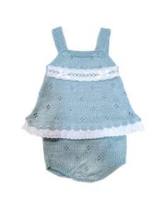AB-740 GREEN BABY SET PERLE BRAND CAPRIBEBE