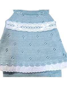 AB-740 VERDE CONJUNTO BEBE PERLE MARCA CAPRIBEBE 2