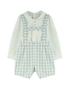 324354 Conjunto Peto Tirantes Y Camisa Marca  Baby Ferr
