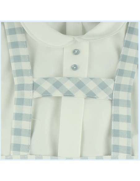 324354 Conjunto Peto Tirantes Y Camisa Marca  Baby Ferr