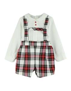 324355 Conjunto Peto Tirantes Y Camisa Marca  Baby Ferr