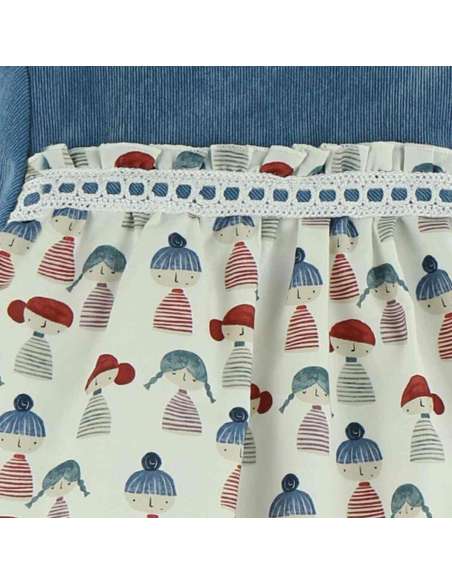 324411 BABY DRESS WITH BONNET BRAND Baby Ferr