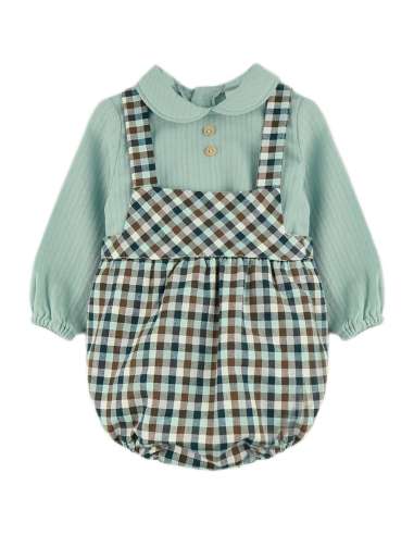 25352 Conjunto de mono a cuadros vichy