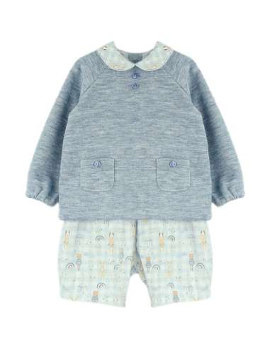 25390 ﻿Conjunto de niño con cubrepañal...