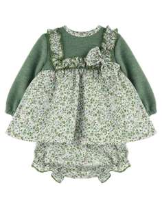 25429 ﻿Vestido y Cubrepañal Jardin BabyFerr 2