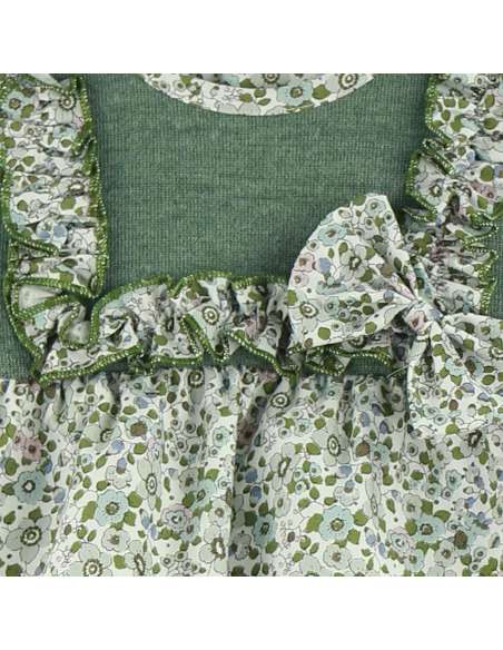 25429 ﻿Vestido y Cubrepañal Jardin BabyFerr