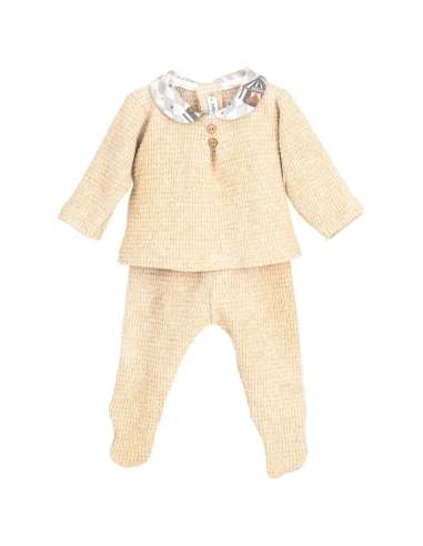 11191 Conjunto Polaina Crema Mistral