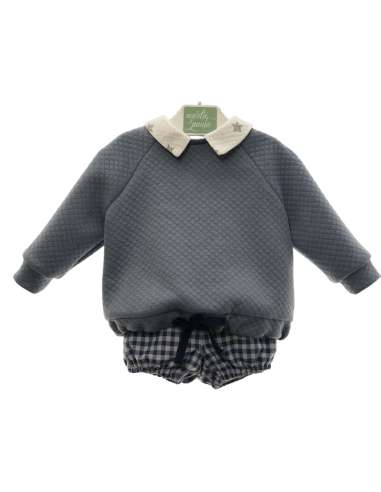 M1014 SET STAR SWEATSHIRT AND PANTS SUIT