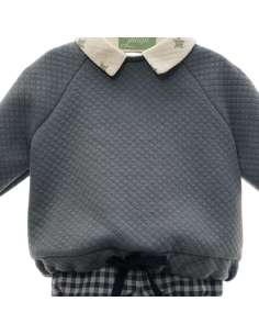 M1014 SET STAR SWEATSHIRT AND PANTS SUIT 2