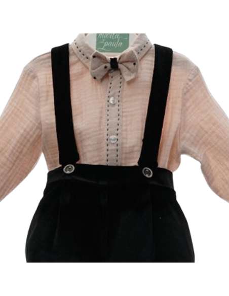 M1862 CONJUNTO CAMISA Y PANTALON CON TIRANTES