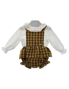 Y1806 RANITA AND CARAMEL SHIRT SET