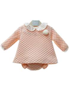 Y2047 VESTIDO CON BRAGUITA POMPON ROSA