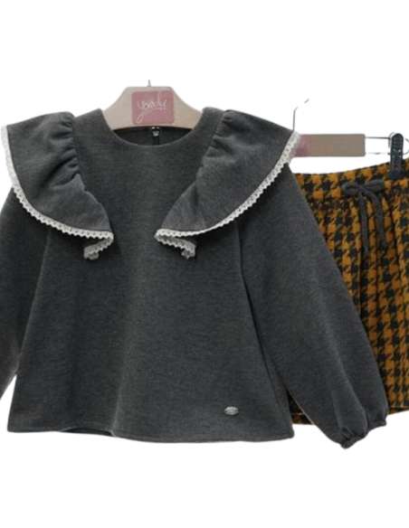 Y2252 SWEATSHIRT AND SKIRT SET