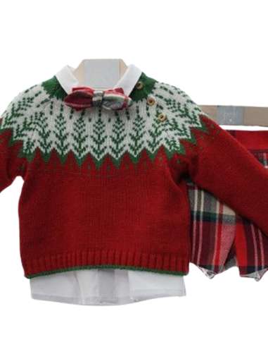 Y4851 CHILDREN'S SHIRT, JERSEY AND PANTS SET