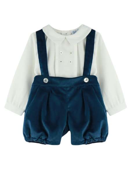 026006DF Conjunto Peto Marino Terciopelo